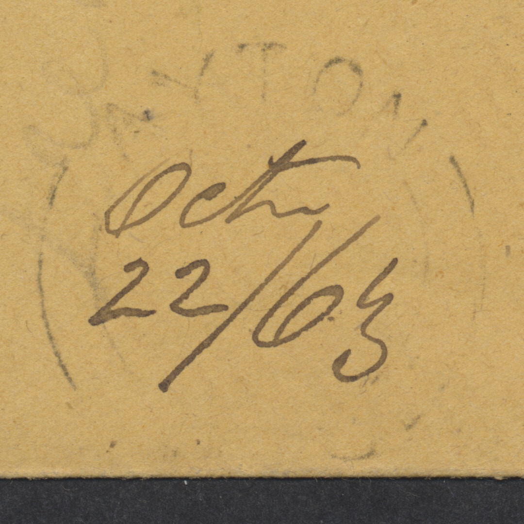 1863 Stampless Cover Ayton (Grey) UC to Berlin PAID 5