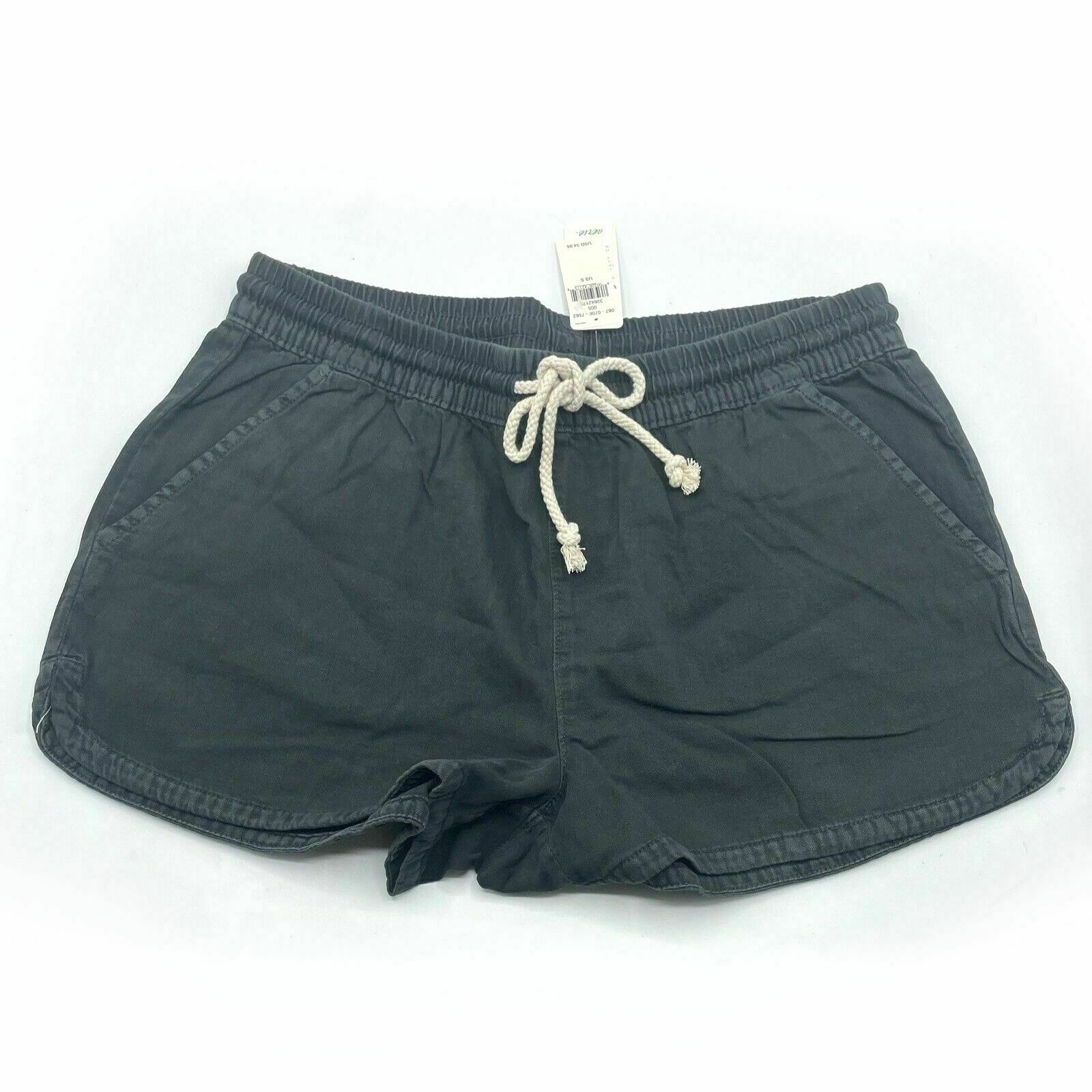 Aerie by American Eagle Chambray Shorts 3 Pocket Lightweight Denim w/ Drawstring