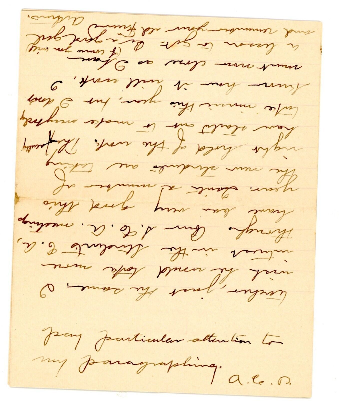 1898 Envelope Handwritten letter Vassar College Poughkeepsie NY Edna F Allen