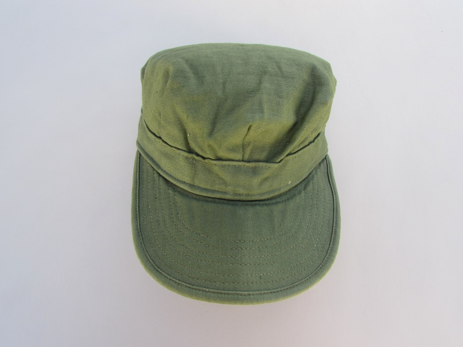 ORIGINAL VIETNAM 1957 MAAG SPECIAL FORCES M1952 OG-107 UTILITY UNIFORM CAP LAOS