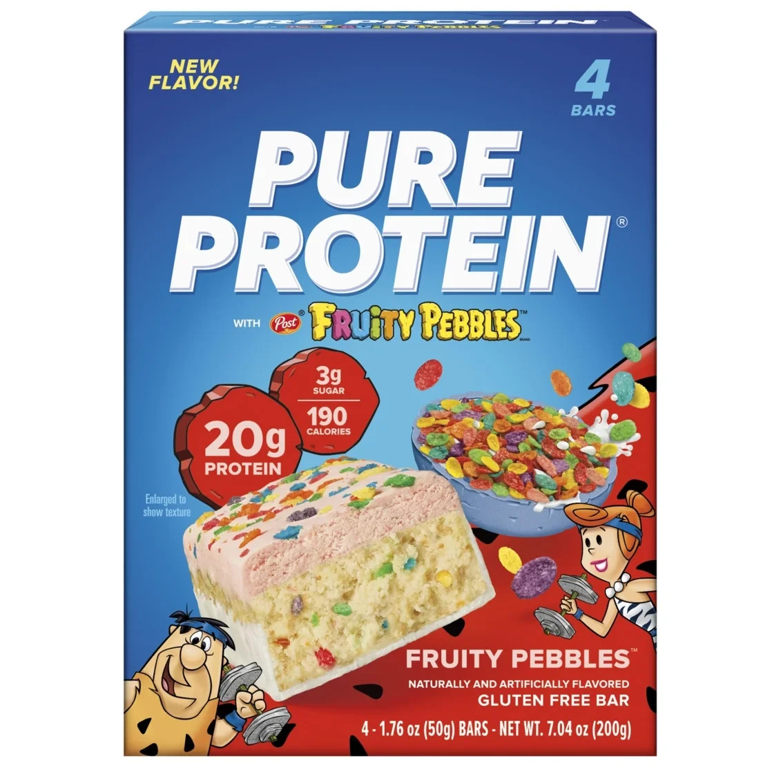 Pure Protein Bars, Fruity Pebbles, 1.76 oz, 4 Count, Free Shipping...