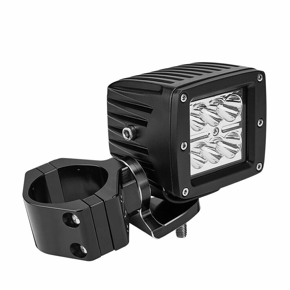 CNC Whip Light Flag Mount 1.75"-2" Adjustable Bracket for Can Am X3 RZR XP 1000