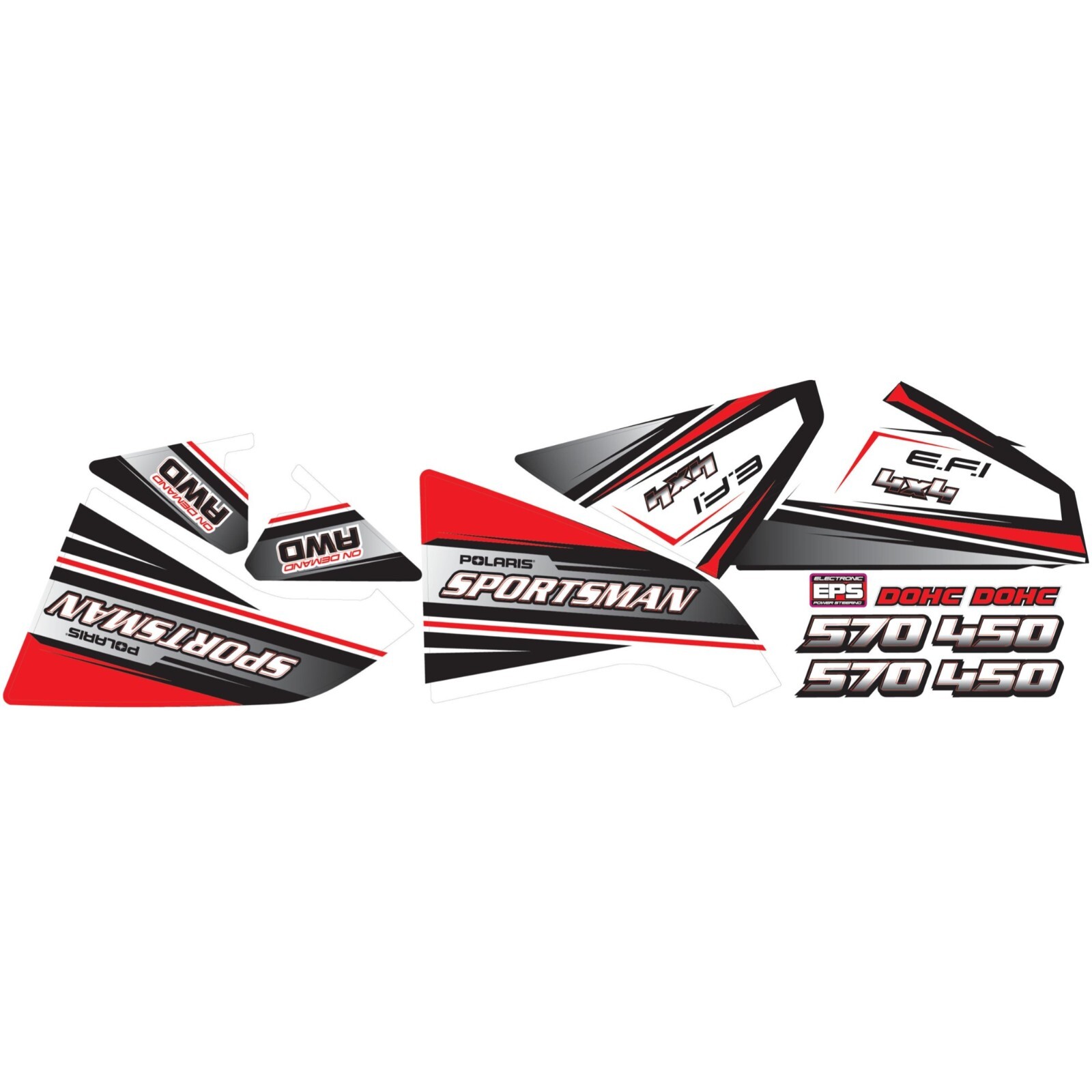 Polaris Sportsman 450  570 (2014-2020) Body Fenders Stickers Decals Graphics Kit