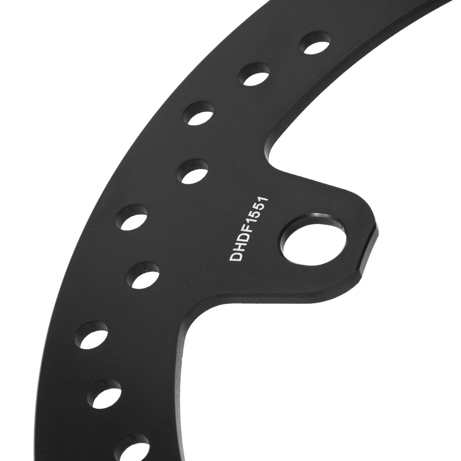 Black 12.6" Front Brake Rotor For Harley 2024 2025 Street Glide Road Glide FLTR