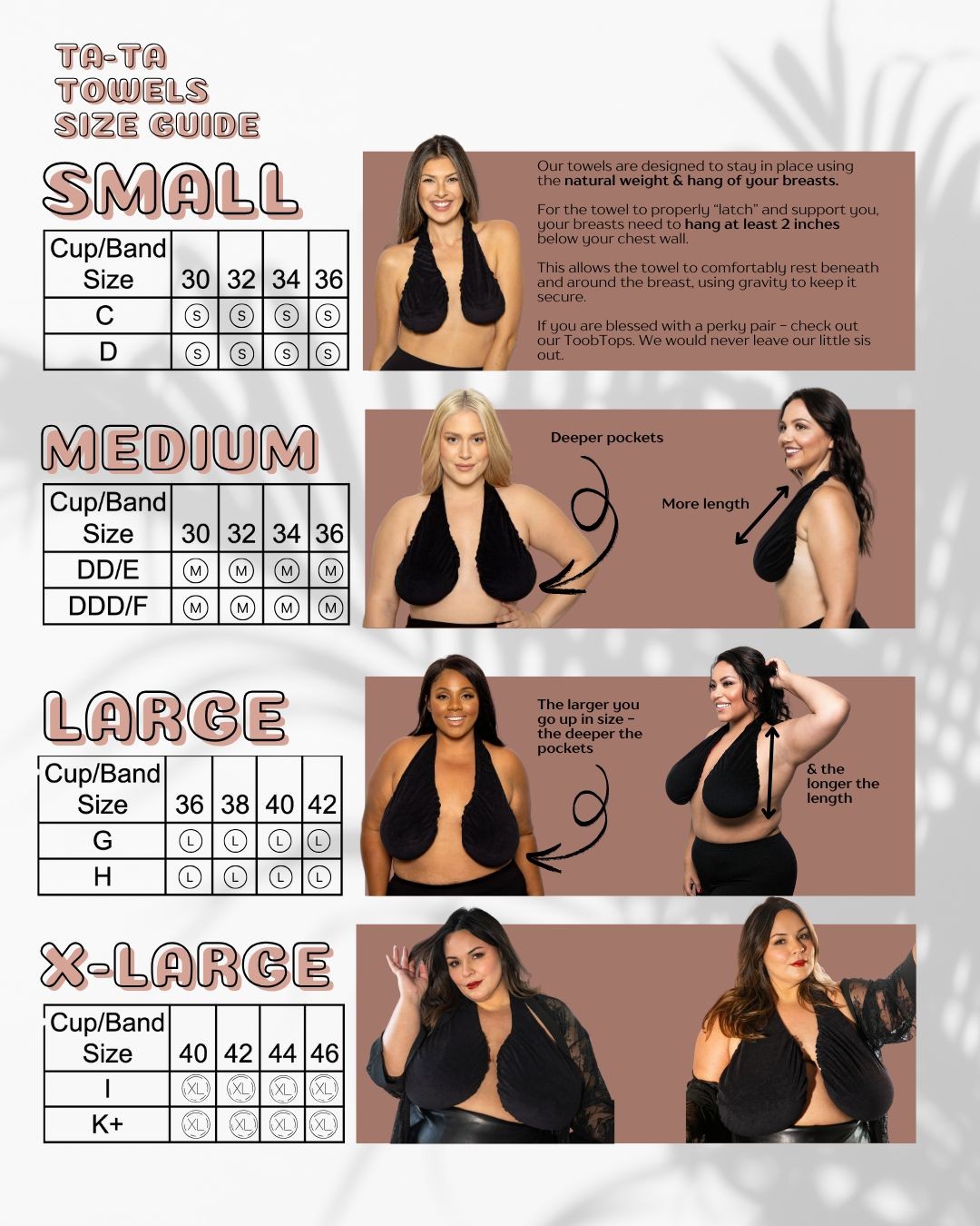 Ta-Ta Towel Halter-Style lounge bra towel - Medium Size - Cascade Green