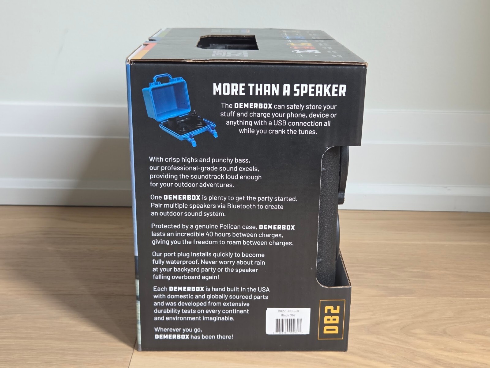 DemerBox DB2 The Rugged Portable Bluetooth Outdoor Speaker | Waterproof | New