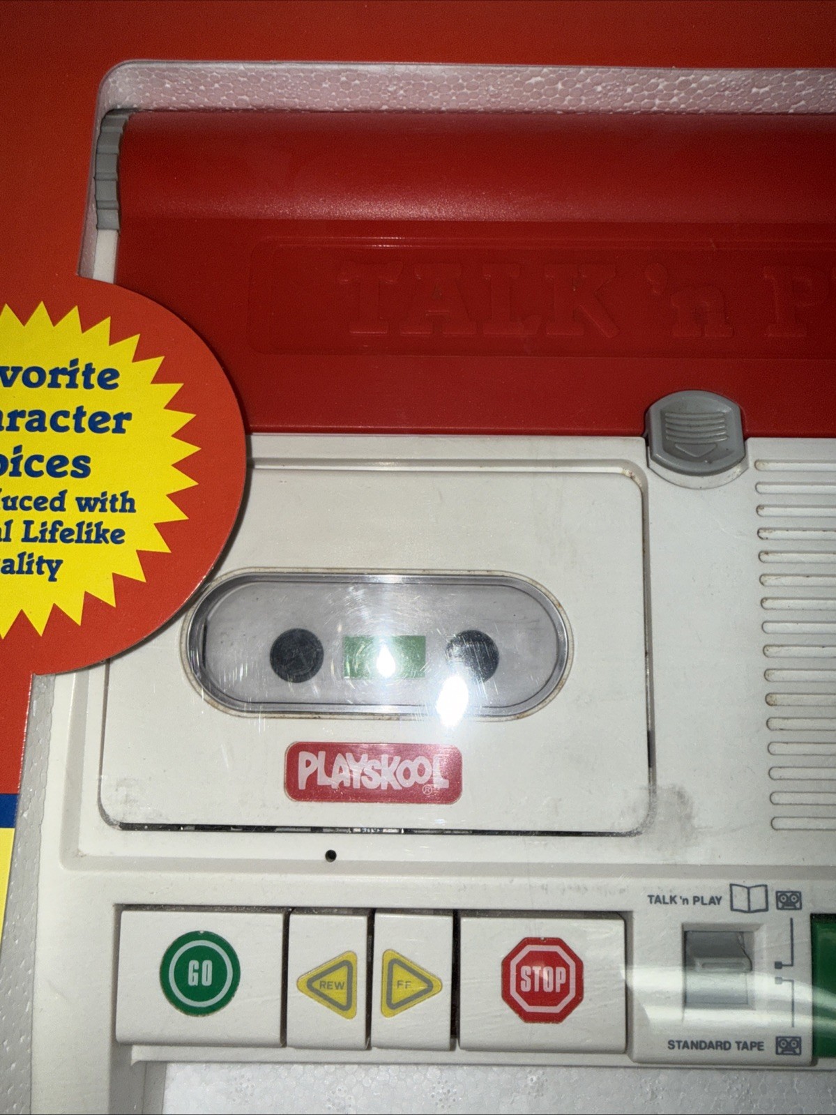 LQQK 1992 Vintage Playskool Talk 'n Play In Box COMPLETE w/ 8 Tapes 9 Books