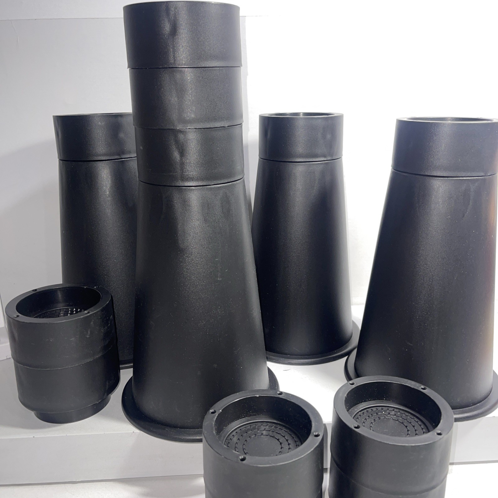 Bed Risers 14 Inch Heavy Duty, Elevation in Heights 8/9.8/11.6 or 13.4 New