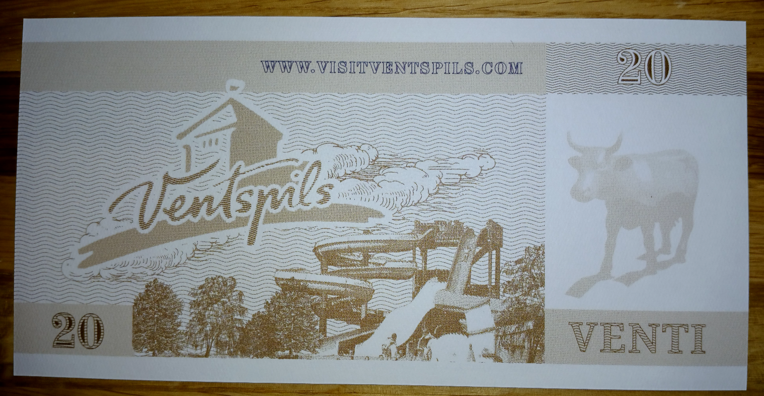 Venti 2011 banknotes Ventspils Latvia 6 pcs in lot