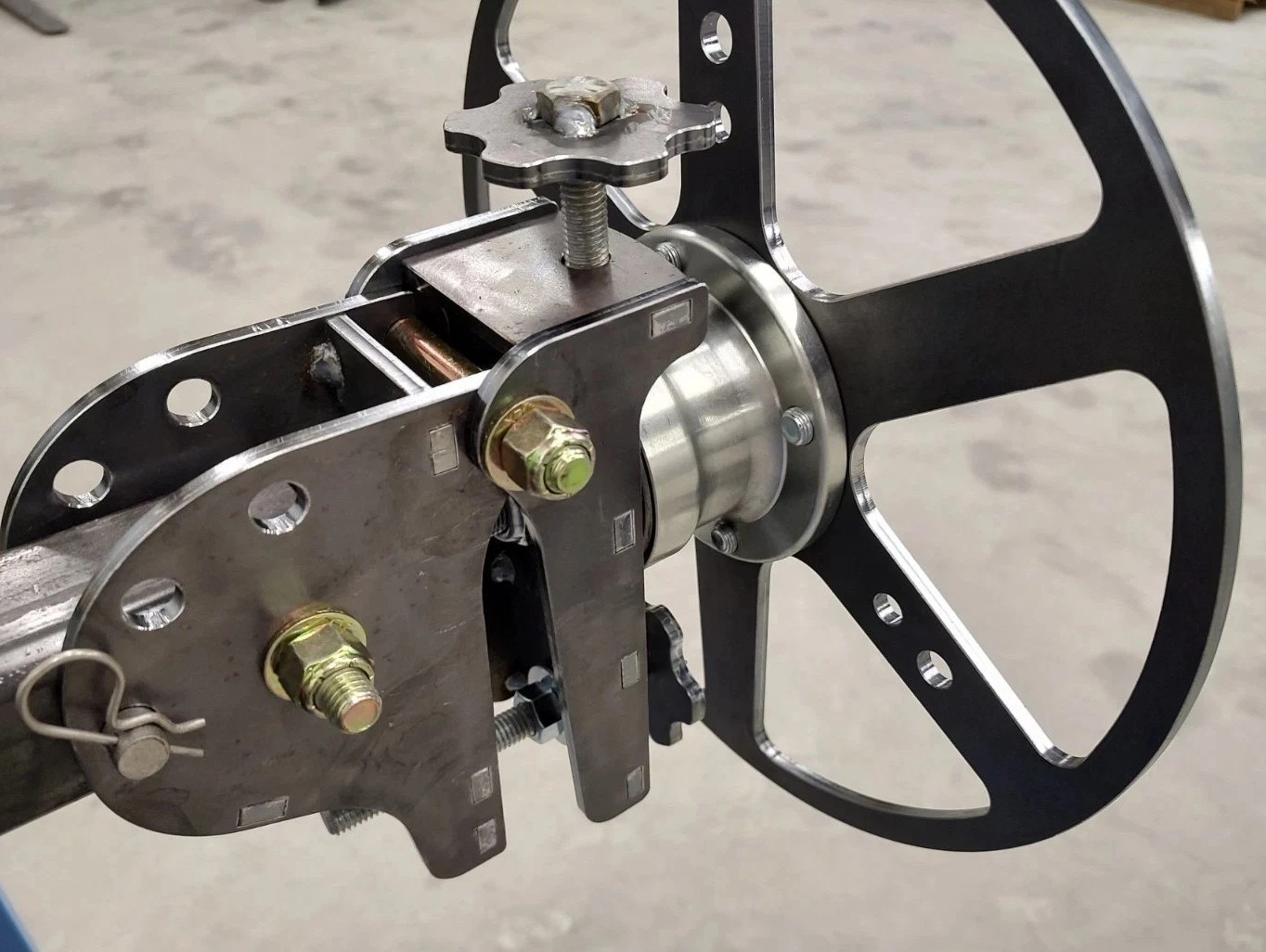 Roll Out Wheel Kit Pipe Welding Laser Cut Mark Graves Grinders