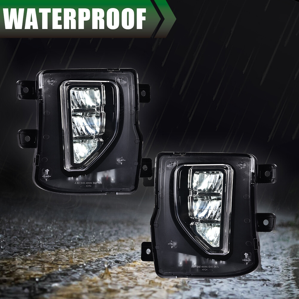 Fit For Chevy 2016-2018 Silverado 1500 Left Right Fog Light Driving Bumper Lamp