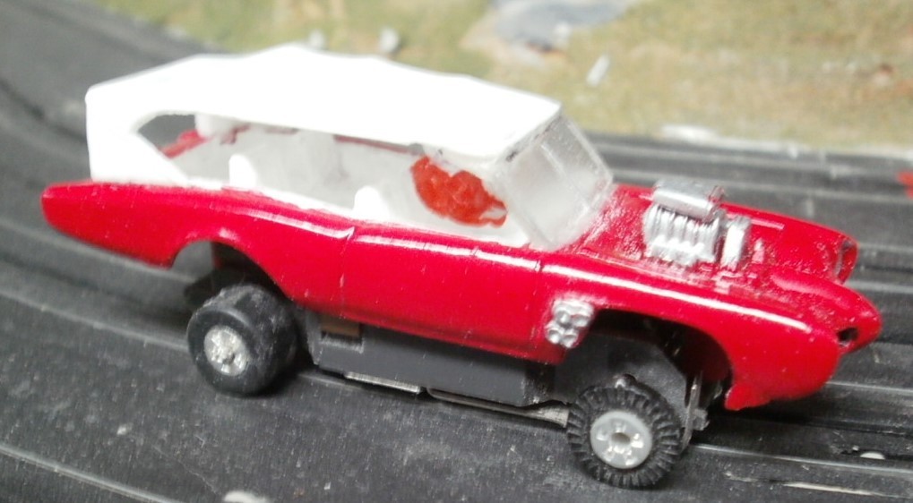 NEW Resin HO SLOT CAR scale Pontiac Monkee Mobile paintable body t-jet mounts