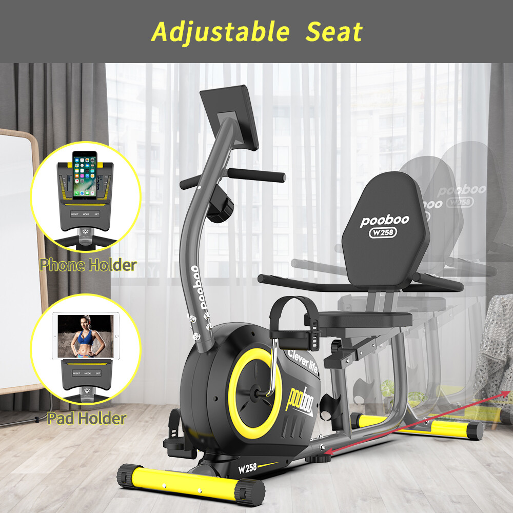 Home Cycling Recumbent Exercise Bike Fitness Cardio Workout Bike Stationary Bike