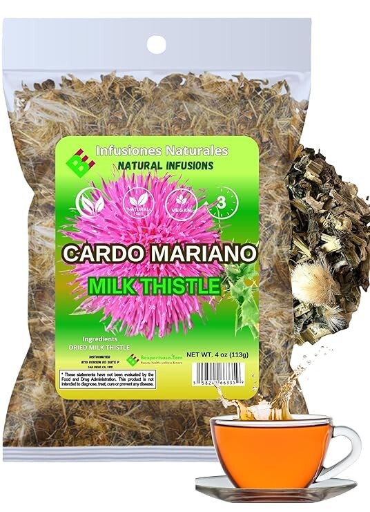 Cardo Mariano Herb Tea | Vegan | 100% Pure & Natural Cardo Marin - Milk Thistle
