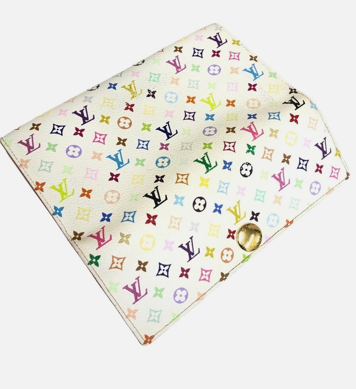 Auth Louis Vuitton Portefeuille Sarah NM Long Wallet Monogram Multicolore M93532