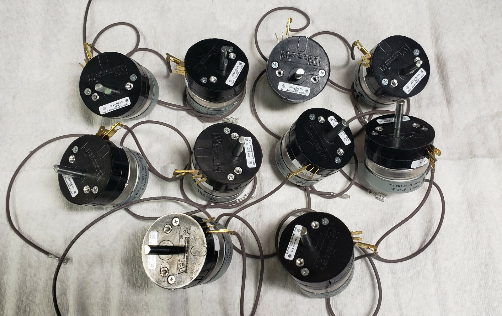 10pc lot 15min Timer for 115/120v 12, 20, 30, 60, 80, 140qt Hobart Mixer & Knob