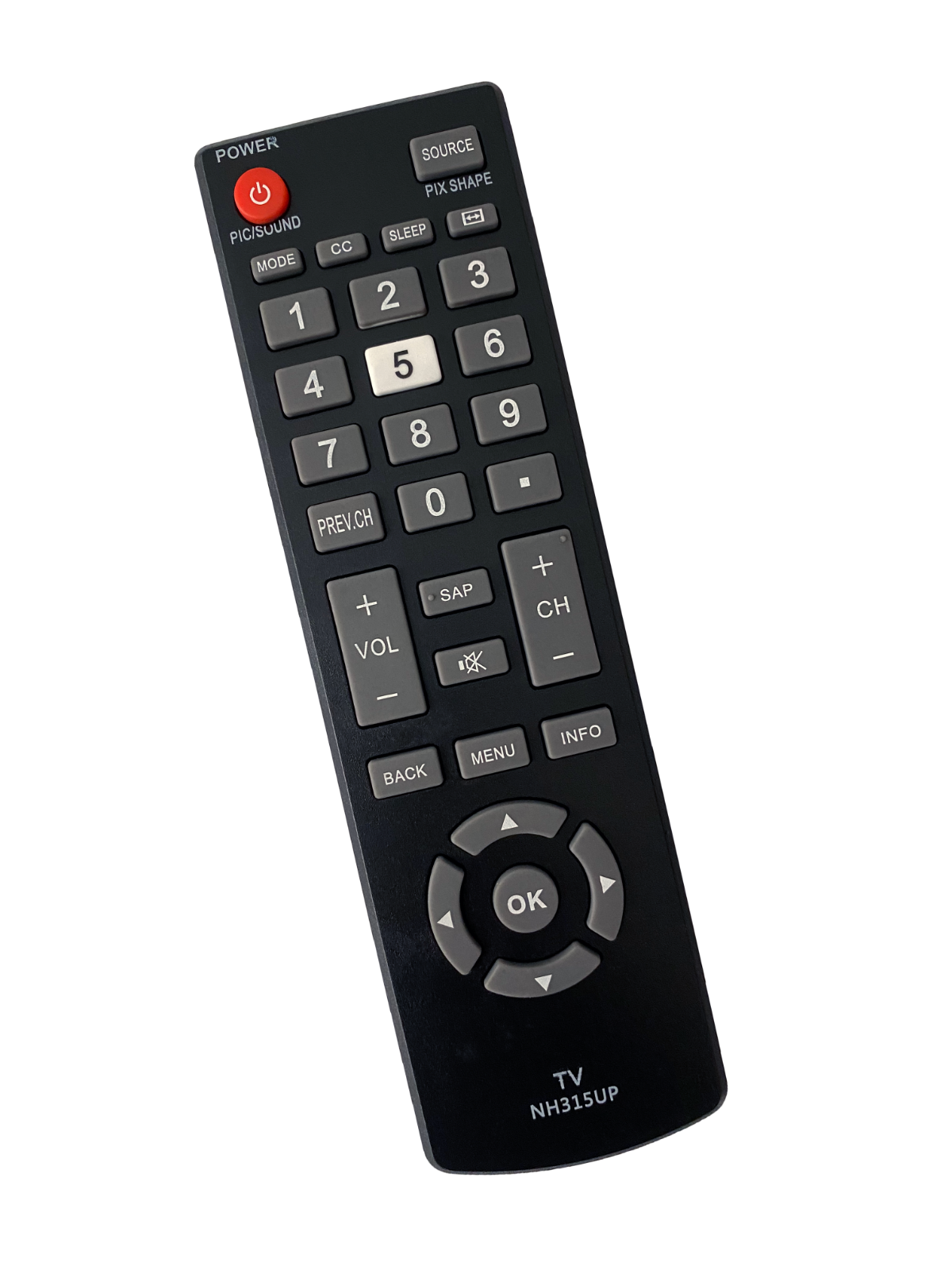 NH315UP New Sanyo TV Remote for Sanyo LED HDTV Smart TV NH315UP