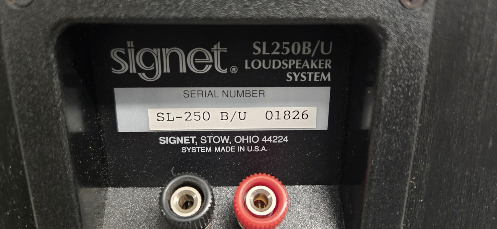 SIGNET SL250B/U VINTAGE AUDIOPHILE SPEAKERS Tested