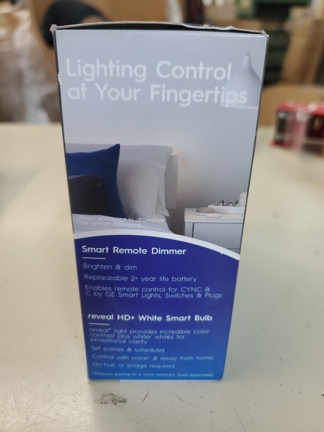 Cync GE Bedroom Light + Remote Starter Kit - Smart Bulb Remote Dimmer