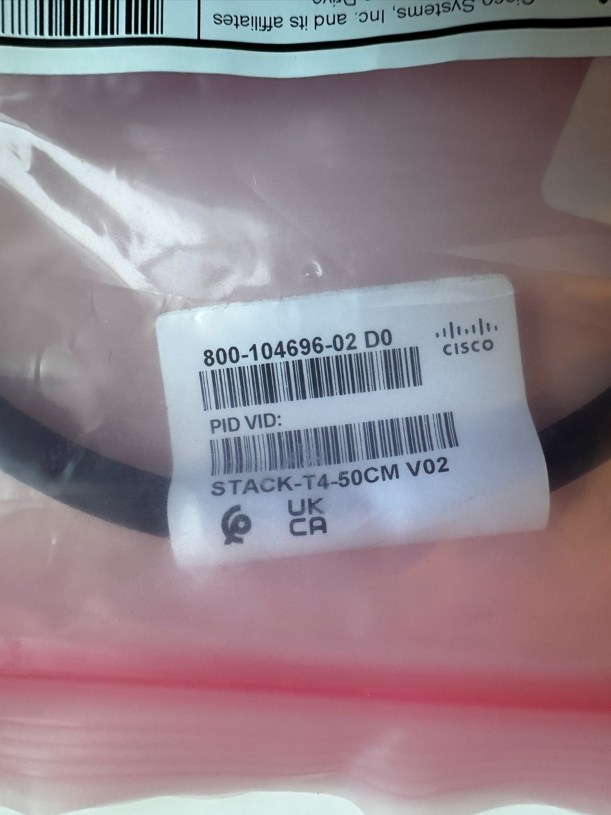 Cisco STACK-T4-50CM V02 Stacking Cable Brand New