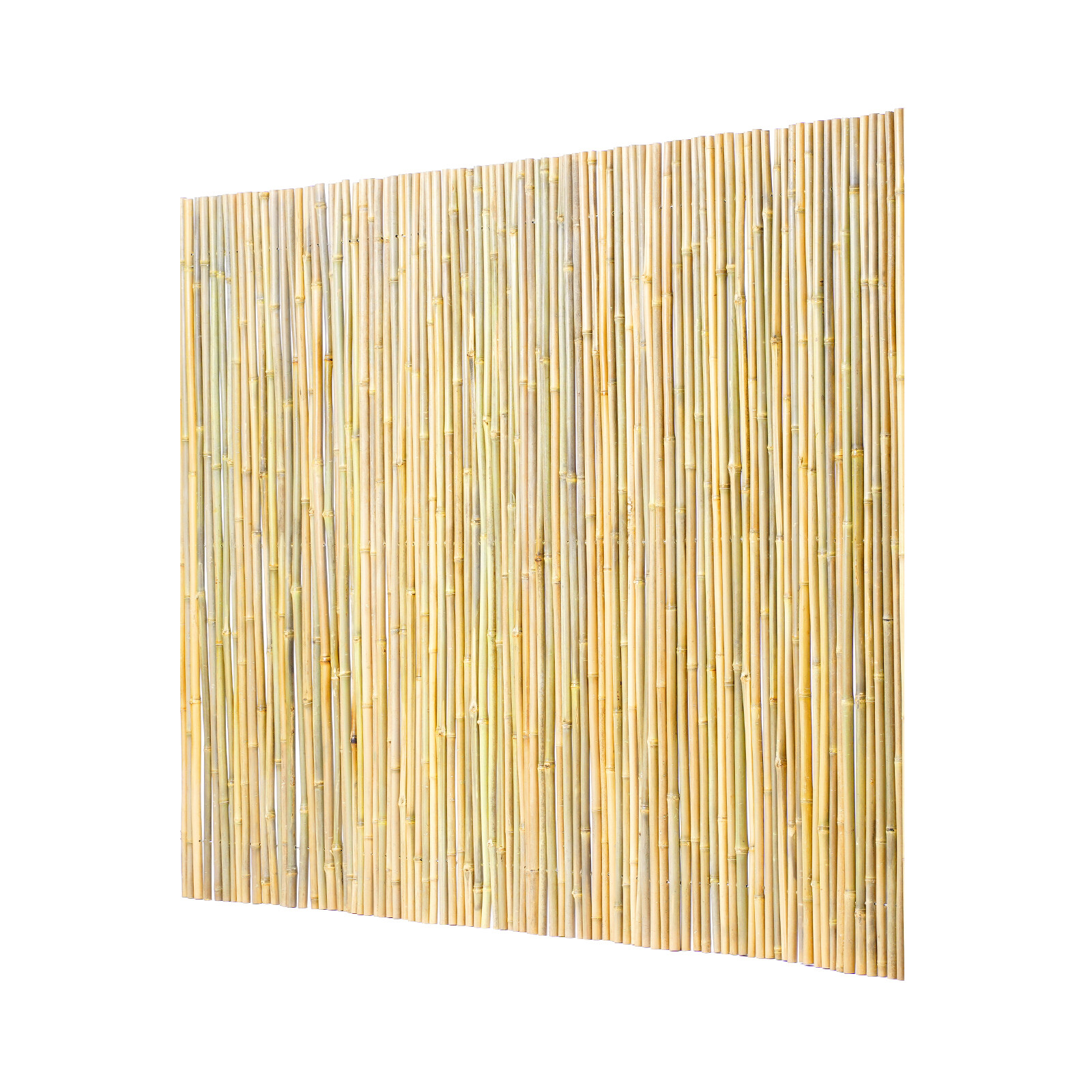 VEVOR Natural Rolled Bamboo Fence Bamboo Panel 4 ft H x 8 ft L x 0.75 in D.
