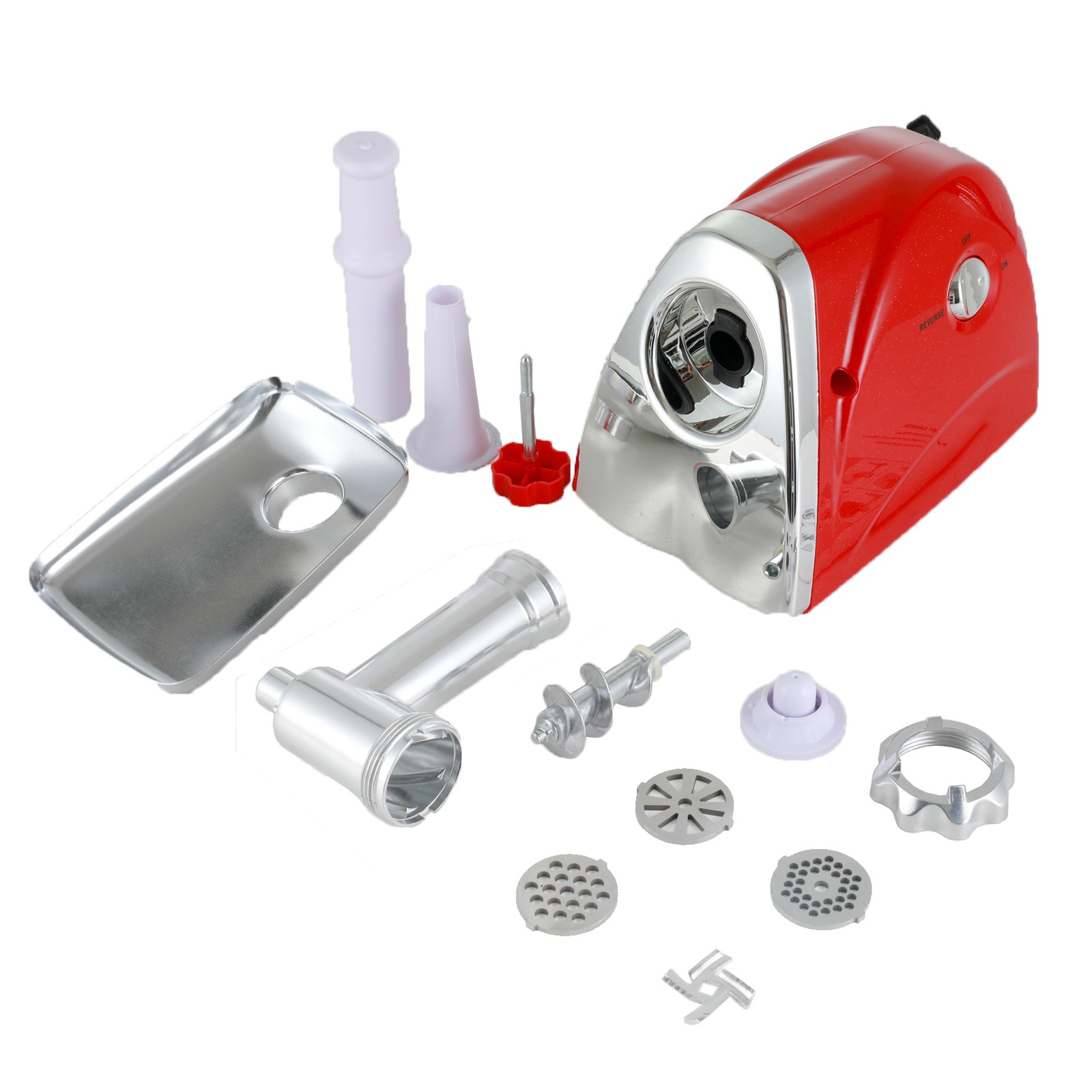 Meat Grinder Electric Heavy Duty Stainless Steel Meat Mincer &3 Grinding Plates