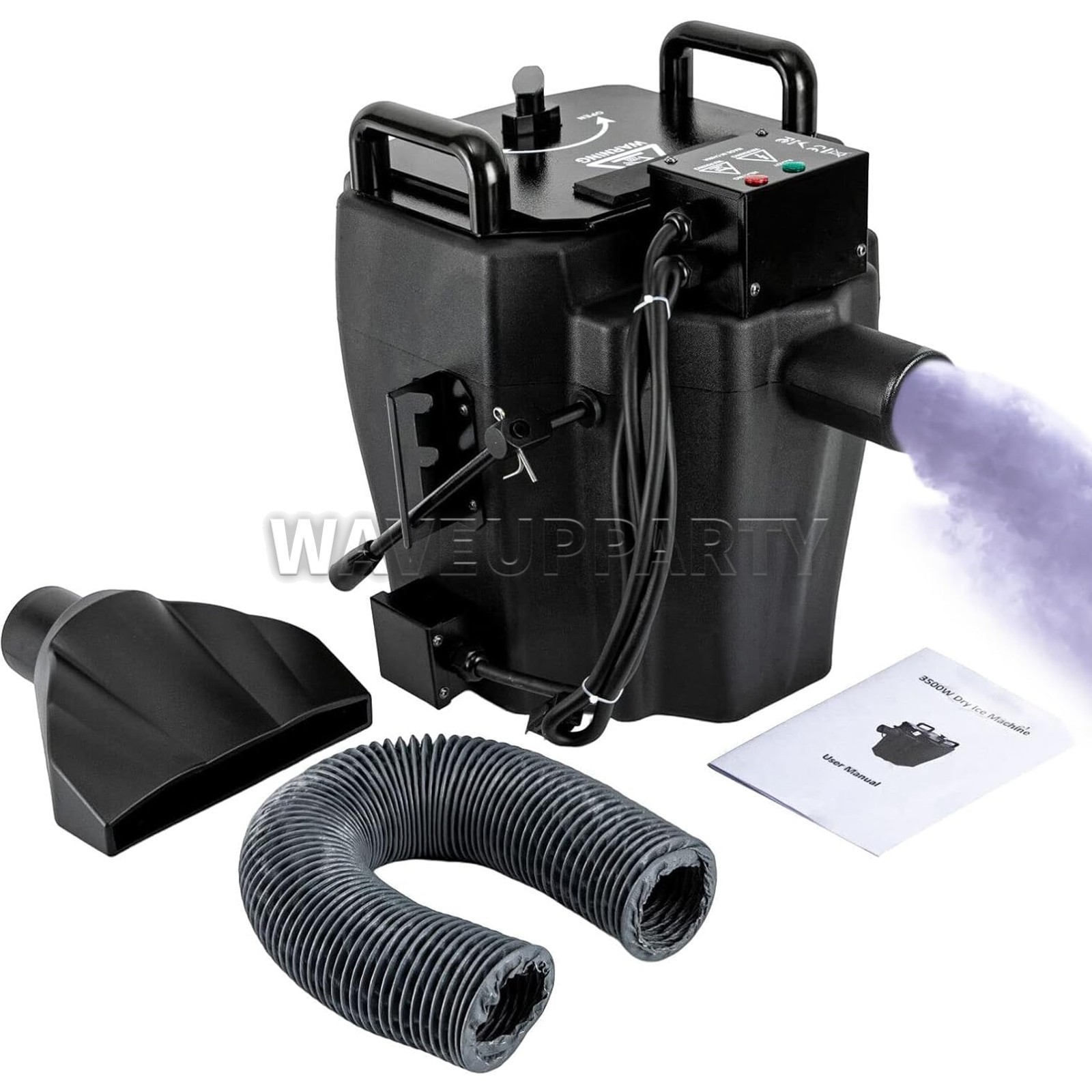 PAIDUN 3500W Dry Ice Fog Machine Low Lying Cloud Smoke Effect Wedding Party Show