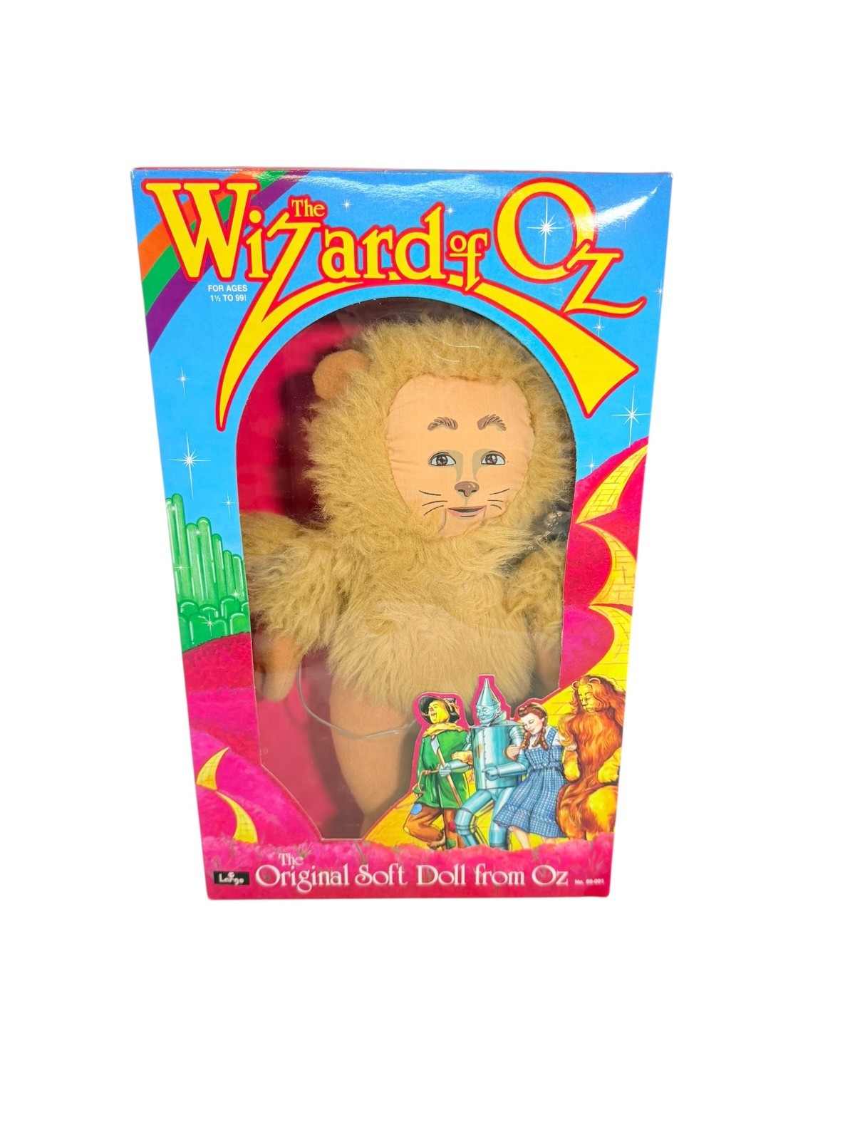 1989 Wizard of Oz Original Soft Dolls Full Set of 4 Largo