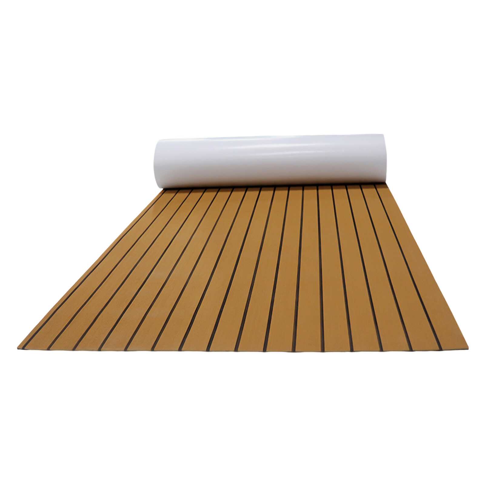 95" US Marine Boat Flooring EVA Foam Faux Teak Decking Sheet Sea Deck Yacht Mat