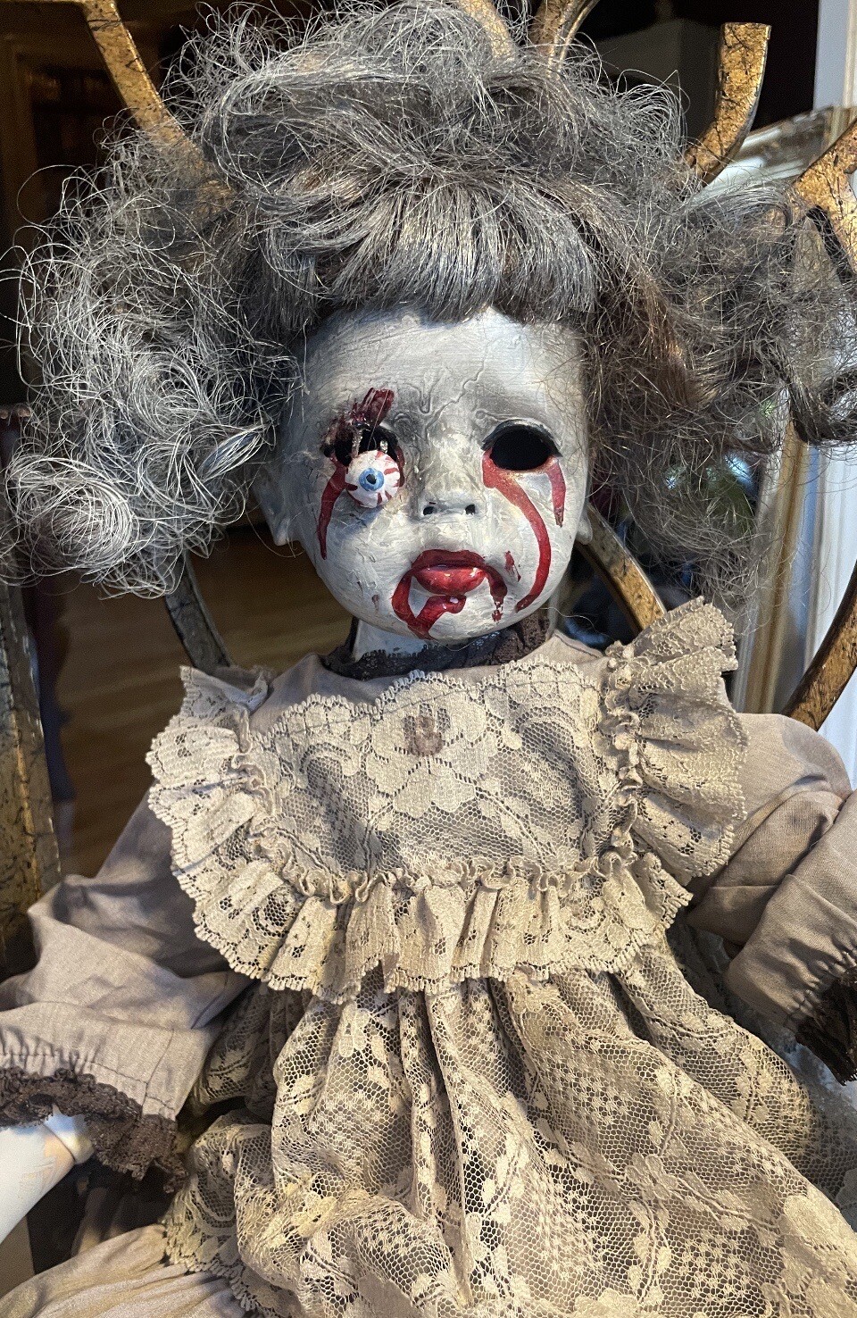 Creepy Doll, Halloween Doll, Haunted Doll, Halloween Decoration, Read Discriptio