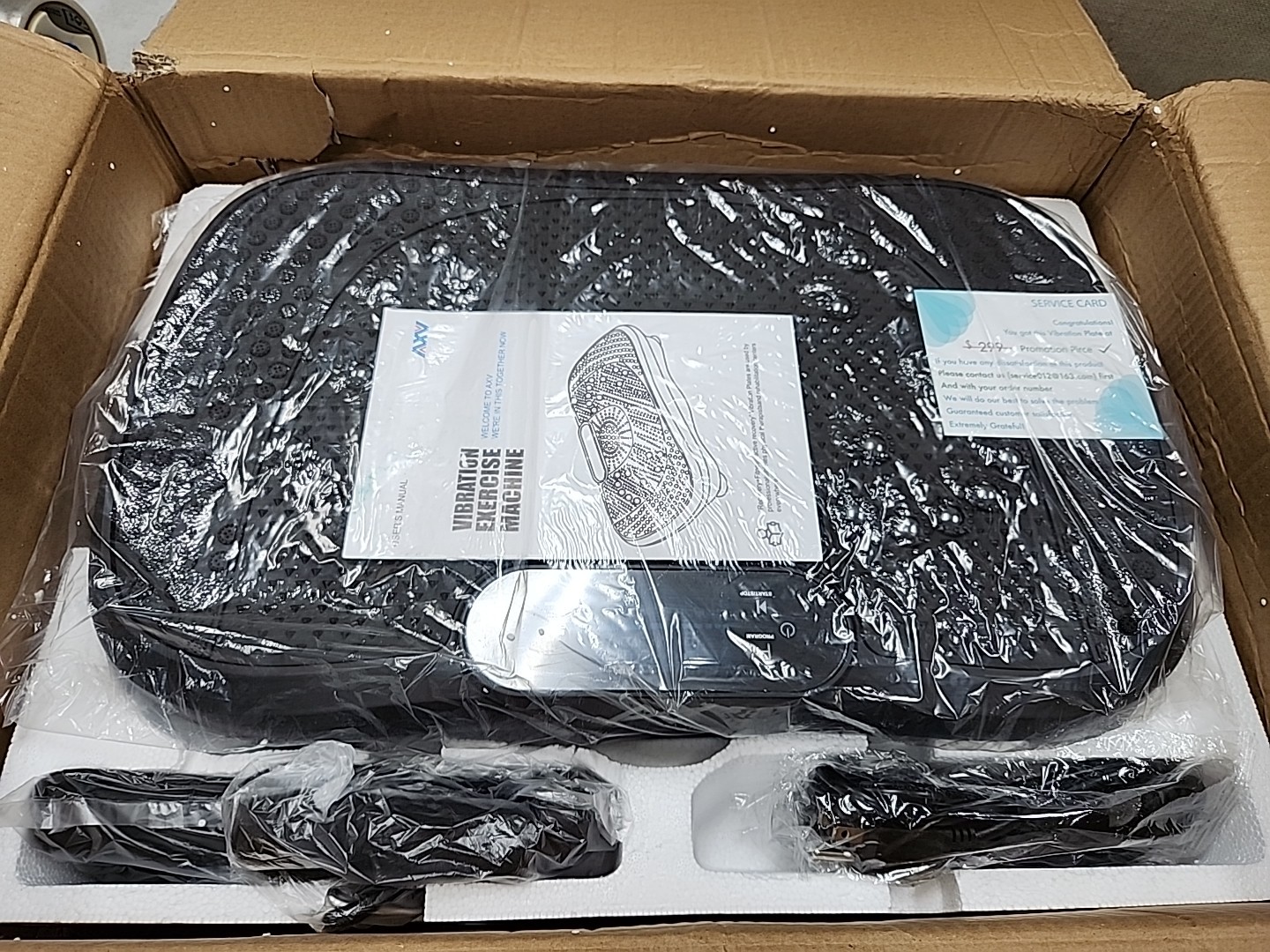 NEW AXV Vibration Plate Fitness Platform Excecise Machine Workout Slim Black...