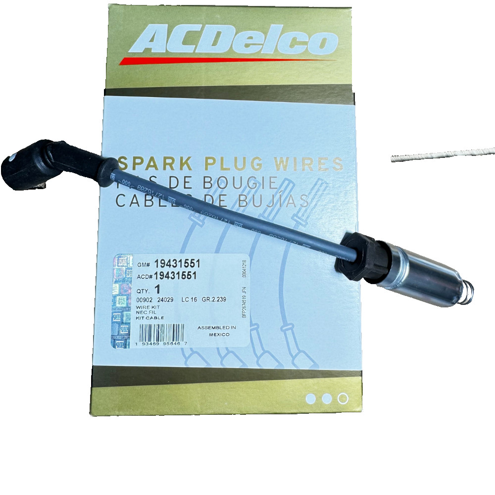 758EE AC Delco Spark Plug Wires Set of 8 New for Chevy Chevrolet Silverado 1500