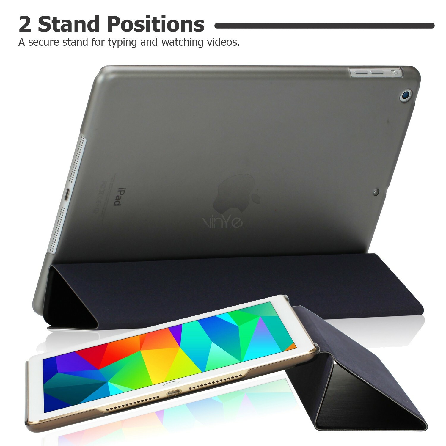 Slim Case For Apple iPad Mini 4 4th Generation Smart Cover with Auto Sleep/Wake