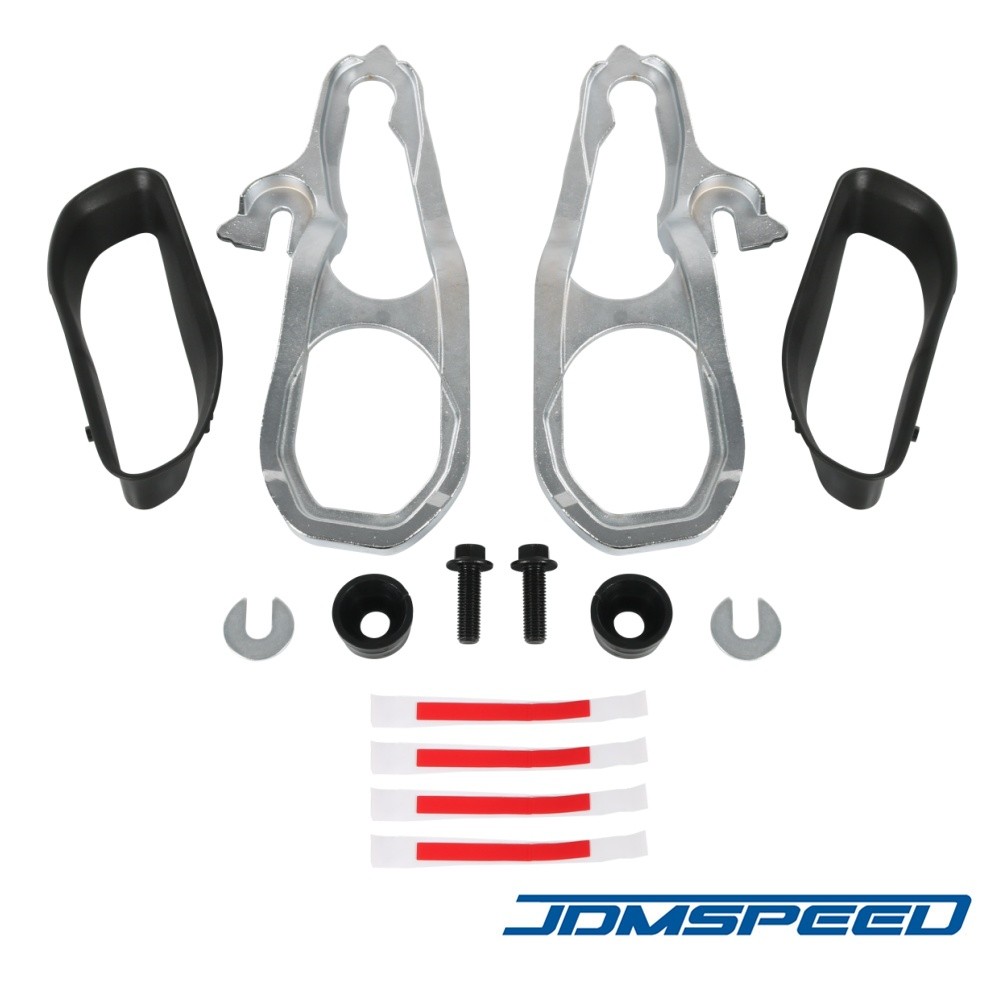 Chrome Heavy Duty Front Tow Hooks with Hardware For 2019 2020 2021 Ram 1500 DT