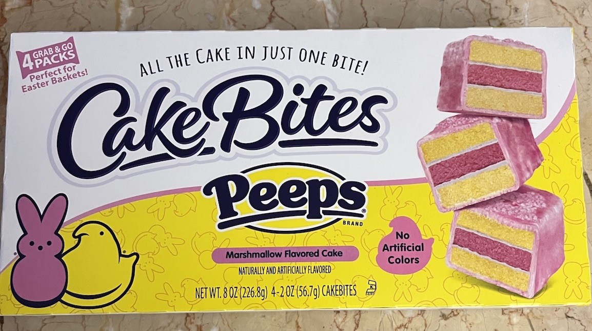 New  PEEPS Pink Cake Bites ~ Marshmallow Flavored ~ LIMITED EDITION