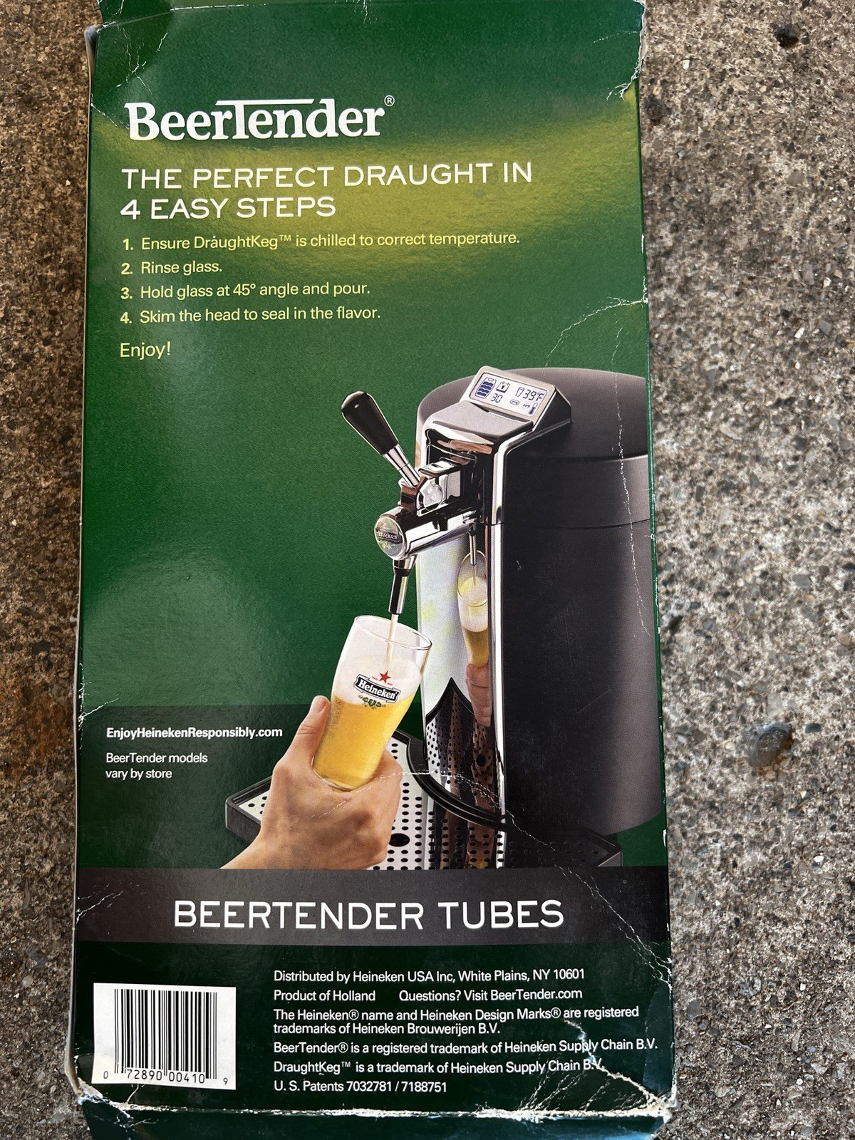 Krups Beertender VB50 B90 Beer Keg Tap Dispenser Cooler Fridge & 15 New Tubes