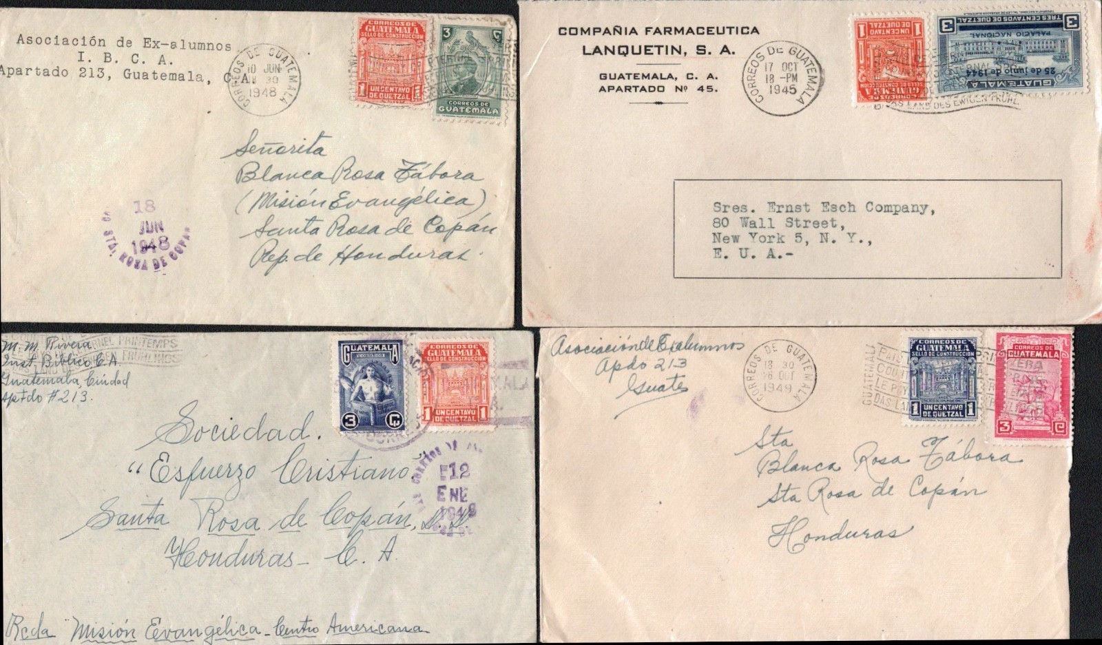Guatemala Cover Collection - 9 Items - [Group 3]