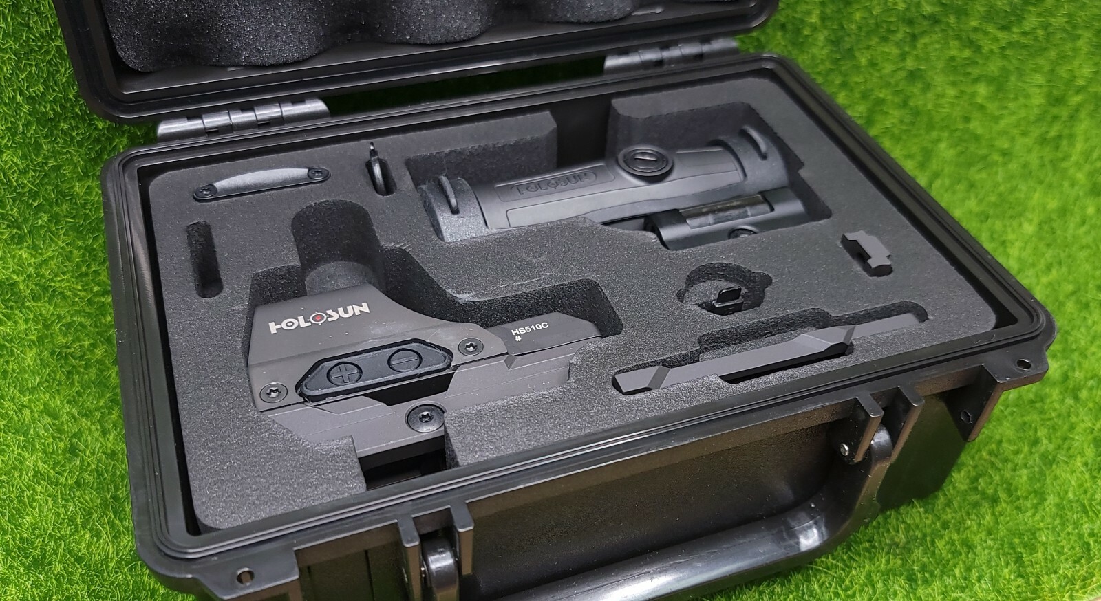 Holosun Red Circle Dot Reflex Sight Combo w/ HM3X Magnifier - HS510C+HM3X