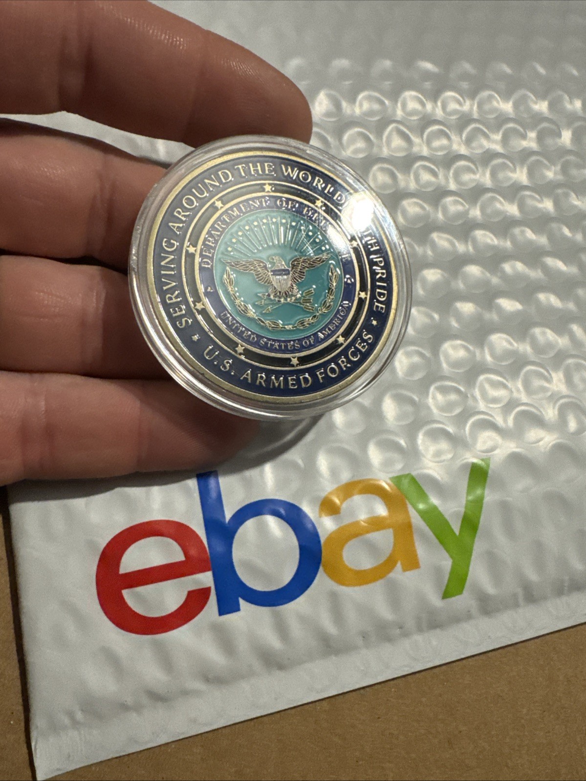 Department of War Defense Challenge Coin Commander Police Trump Sniper USA GIFT