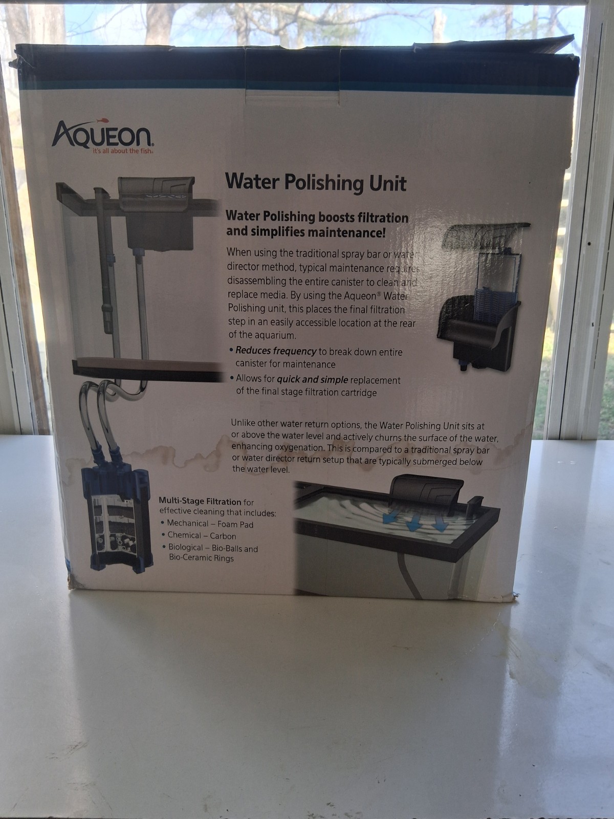 Aqueon QuietFlow Canister Filter 200, 200 GPH, 55 gal, Water Polishing Unit