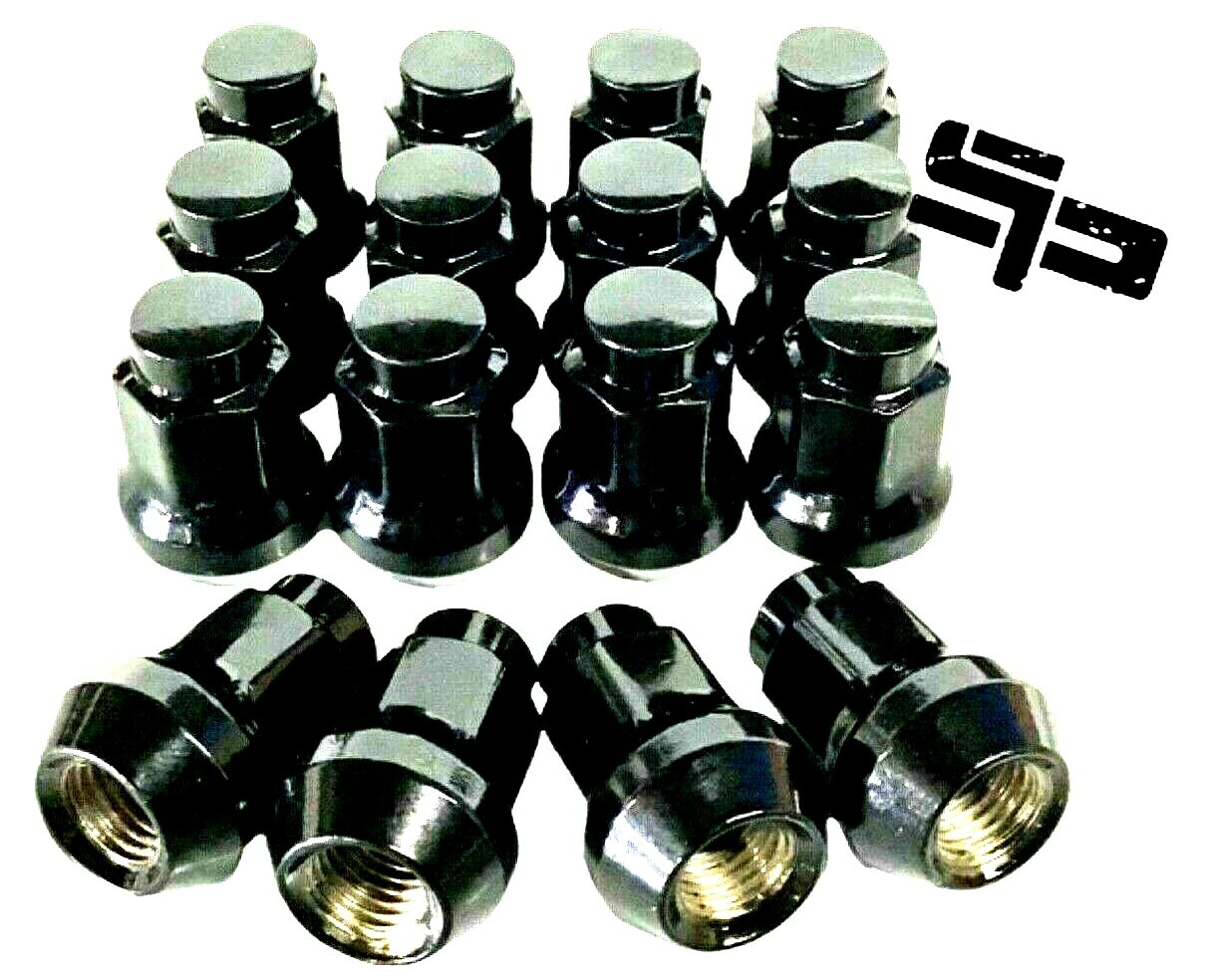 16 Black Lug Nuts M10x1.25 Tapered Can-Am Defender HD Maverick 500 800 1000