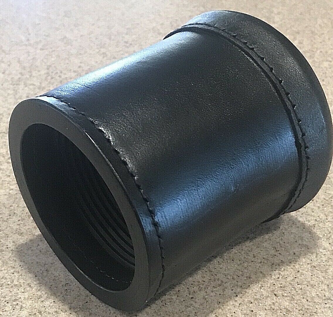 LEATHER DICE CUP BAR QUALITY HAND STICHED COMMERCIAL GRADE SHIPS FREE  FREE DICE