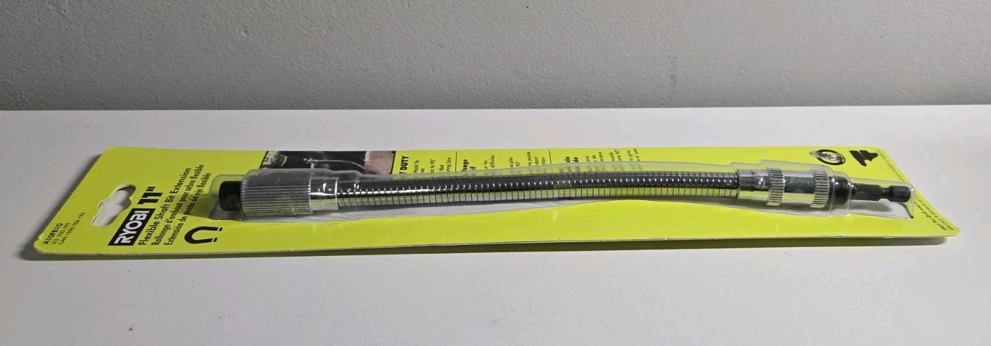 Ryobi SpeedLoad A10FB1G 11" Flexible Shaft Extension & Bit Holder For 1/4"
