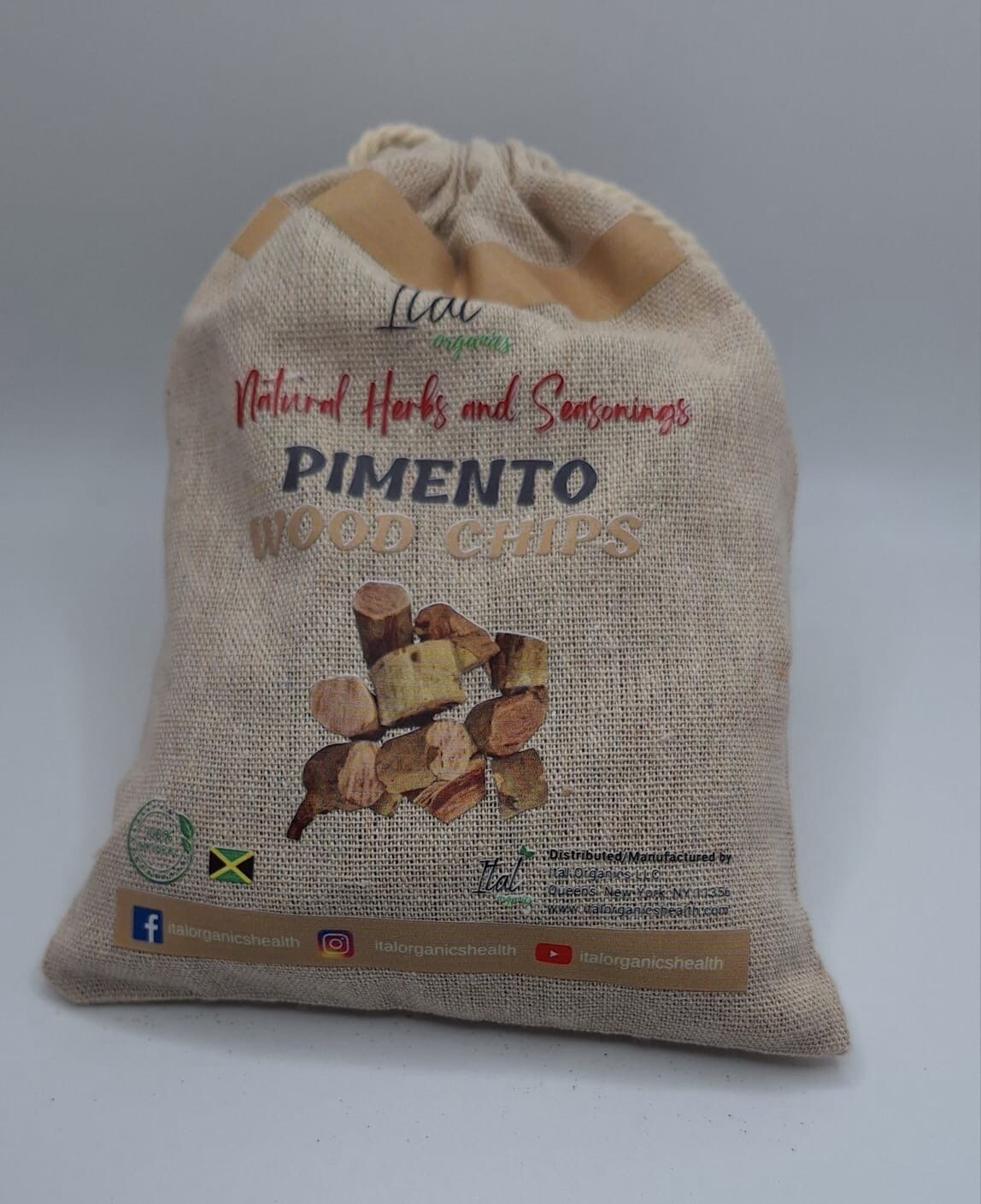 Ital Organics 100% Organic Pimento Wood Chips