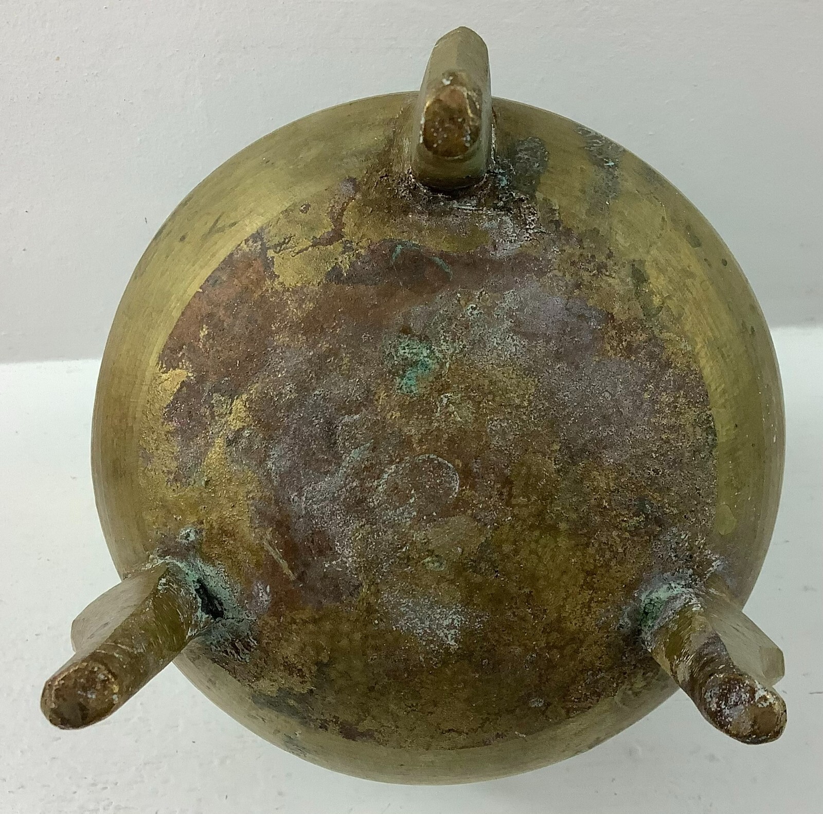 Vintage Metal Asian Chinese Censer Incense Burner