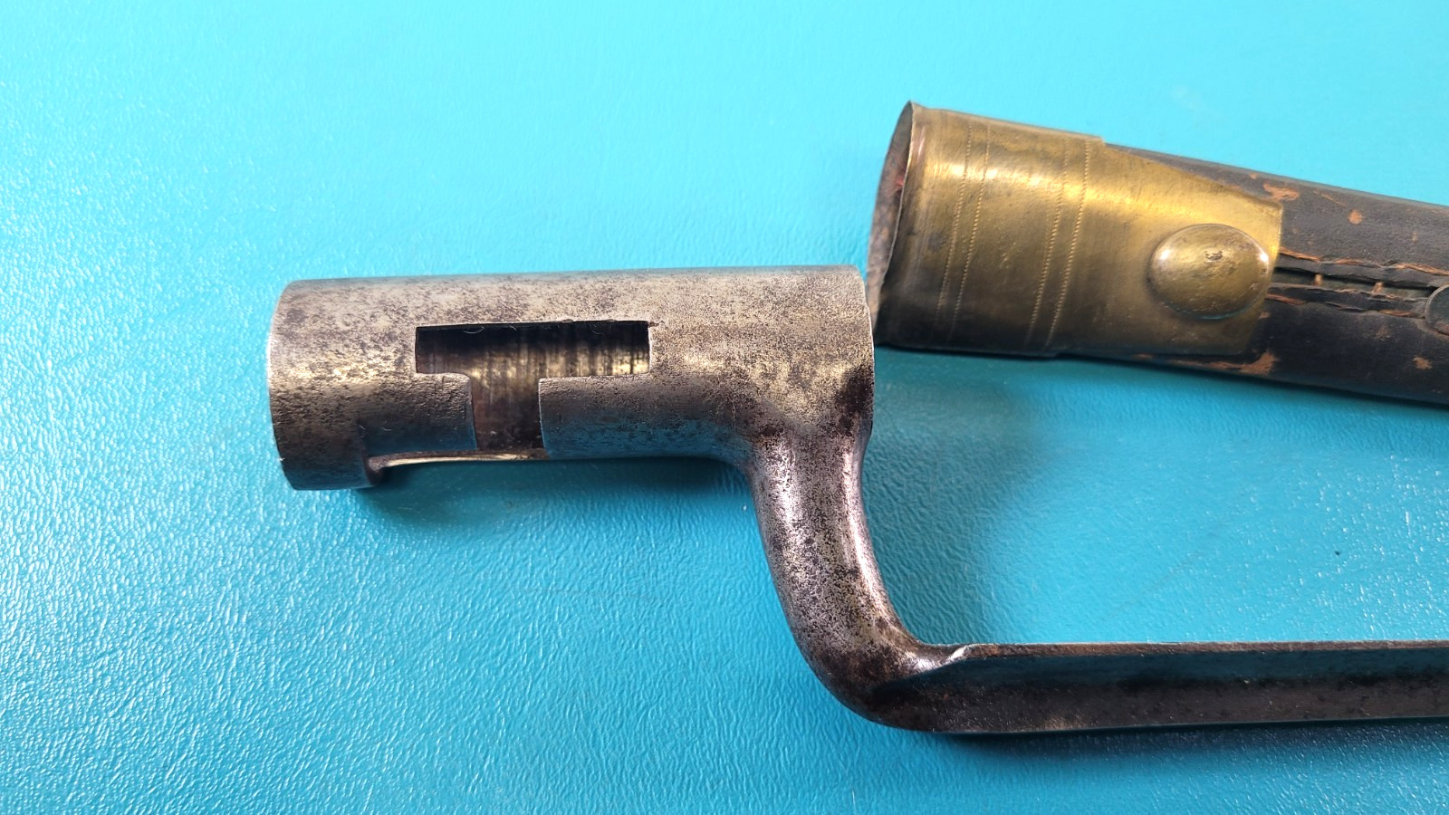 US Musket Model 1854 Socket Bayonet Remington Conversion + Scabbard TR1234