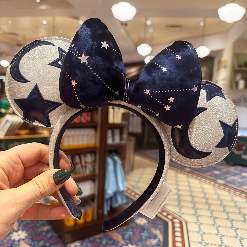 Disney- Parks Sorcerer Hat Constellation Minnie Mickey Mouse Ear Headband 2025