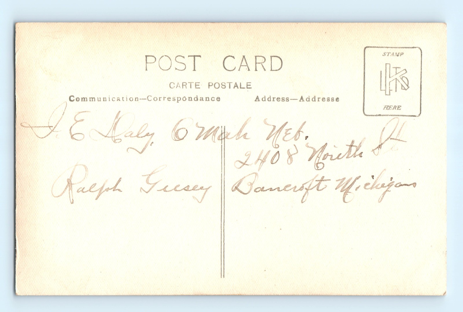 WWI Navy Sailors Studio Portrait Real Photo Postcard RPPC