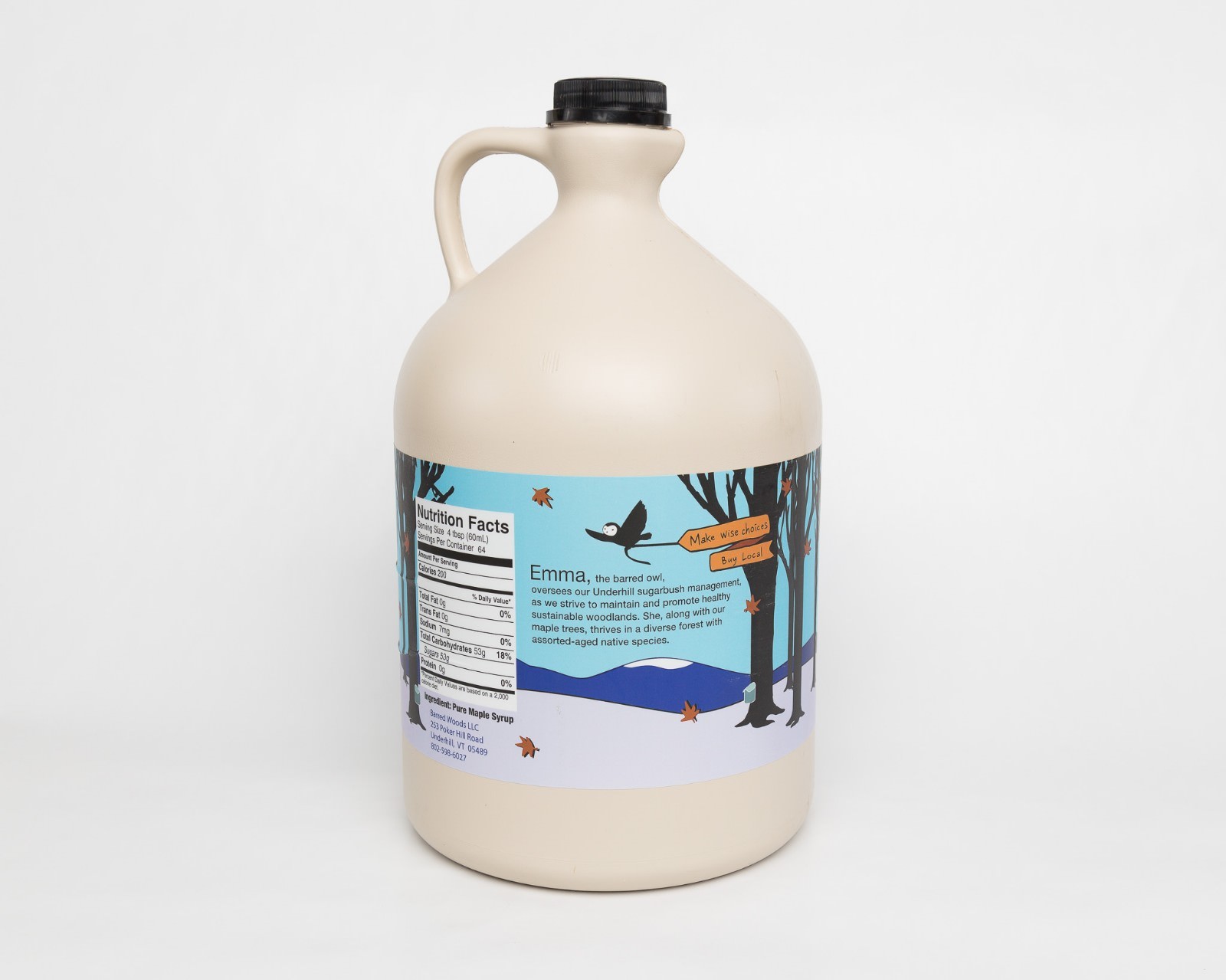 Pure Organic Vermont Maple Syrup - From Barred Woods Maple