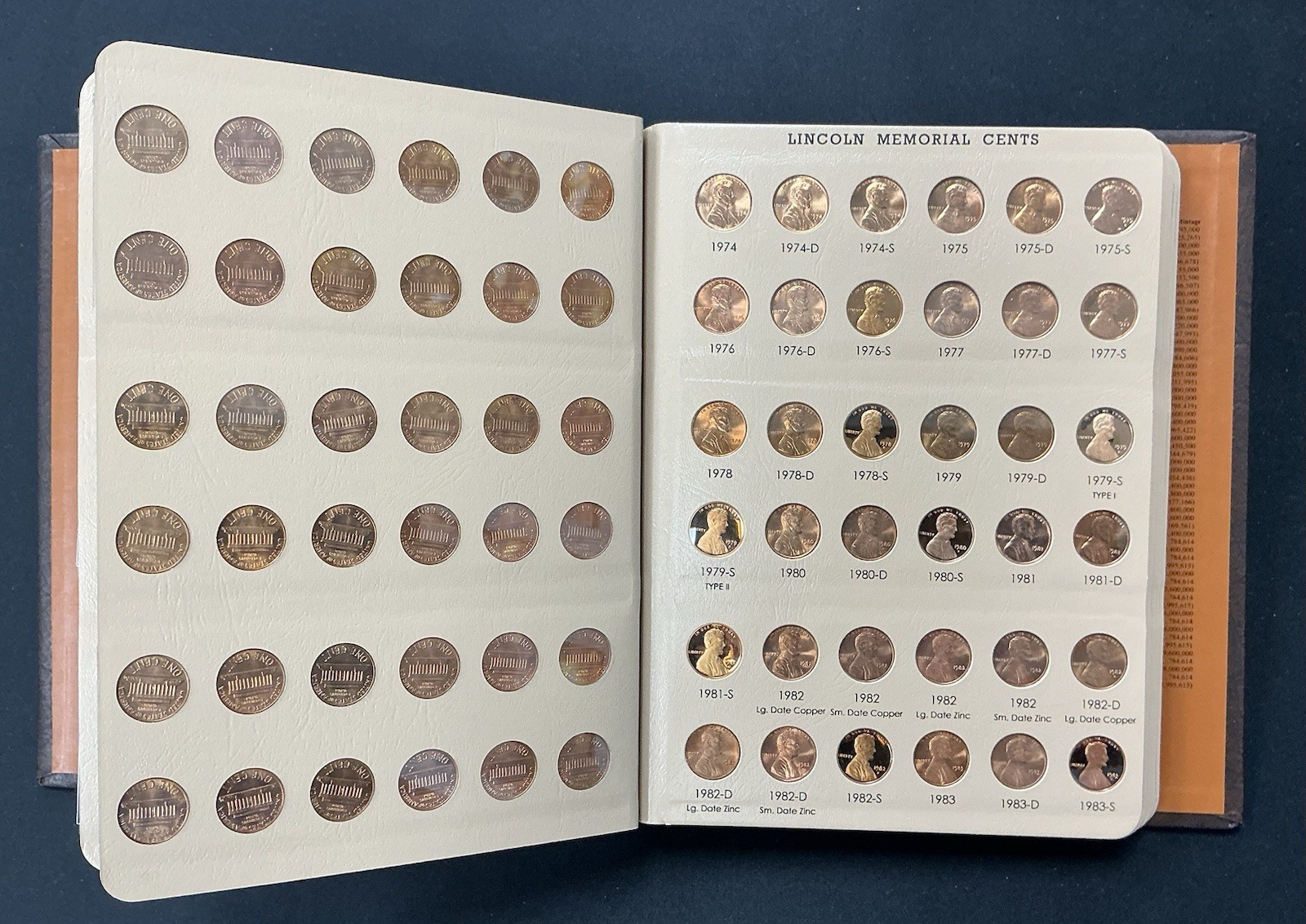 Dansco Album 8100 ~ Lincoln Cent Book 1909-2009 ~ Partially Complete!